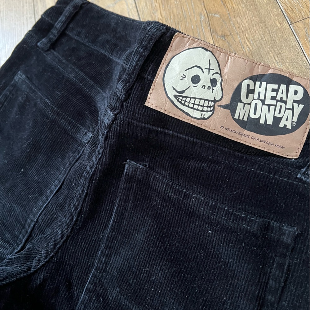 Cheap Monday Corduroys Black Unisex